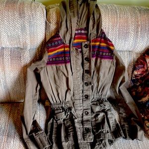 Long sleeve with hood! Never worn